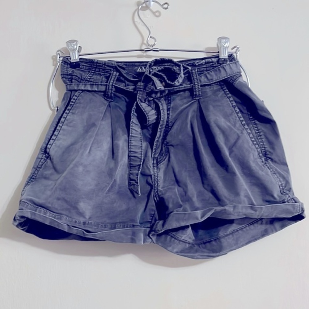 American Eagle Outfitters Super Stretch Paper Bag Shorts